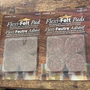🌙 B60 - - 2x8 Flexi-Felt Adhesive Pads (1.5” around)